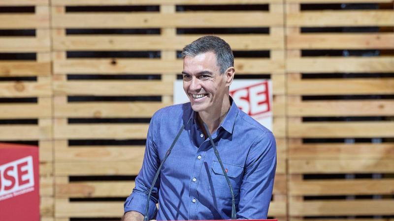 El presidente del Gobierno, Pedro Sánchez, pone el broche al 27º Congreso de las Juventudes Socialistas en Madrid. Europa Press.