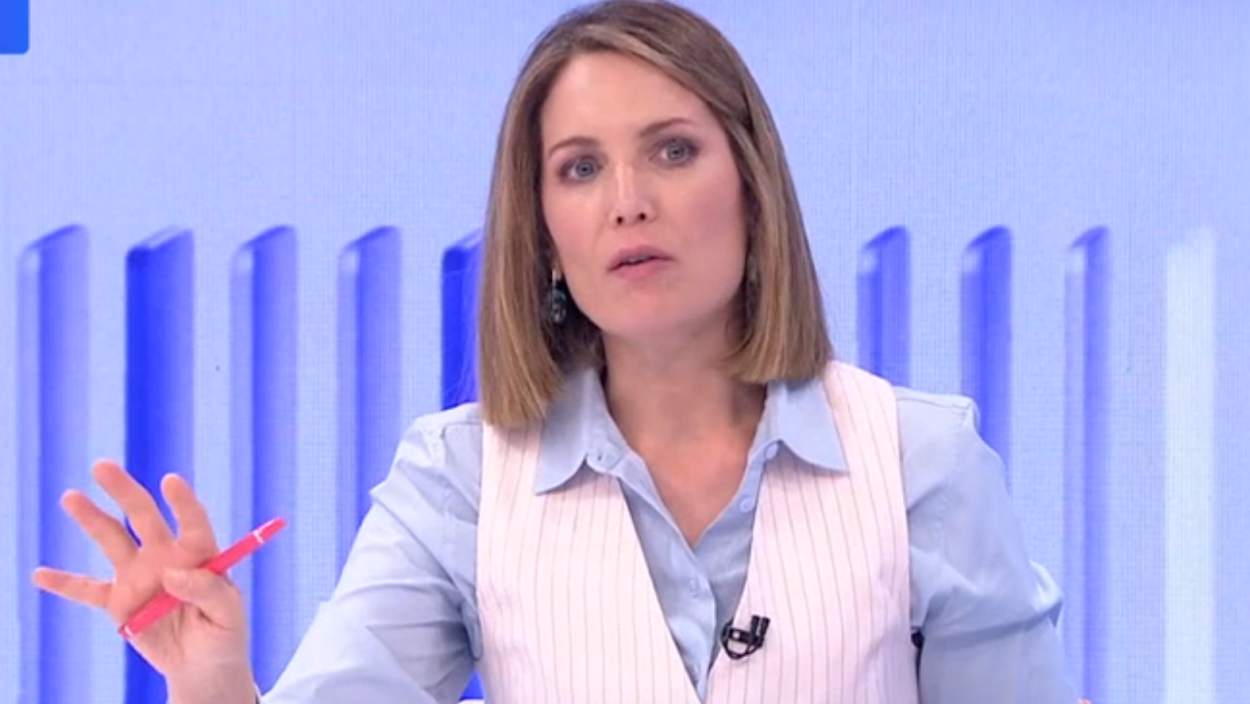 Silvia Intxaurrondo en 'La hora de La 1' (RTVE)
