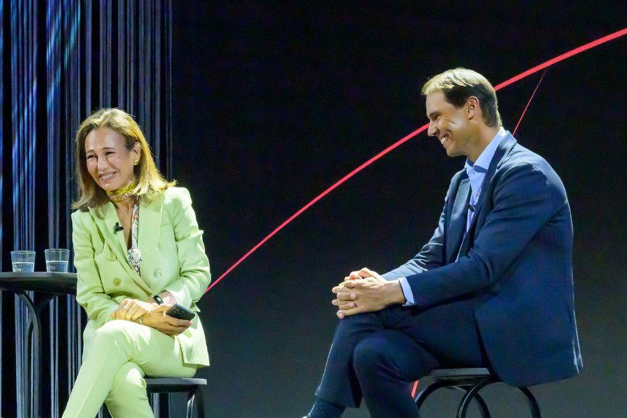 Ana Botín y Rafa Nadal ©Banco Santander