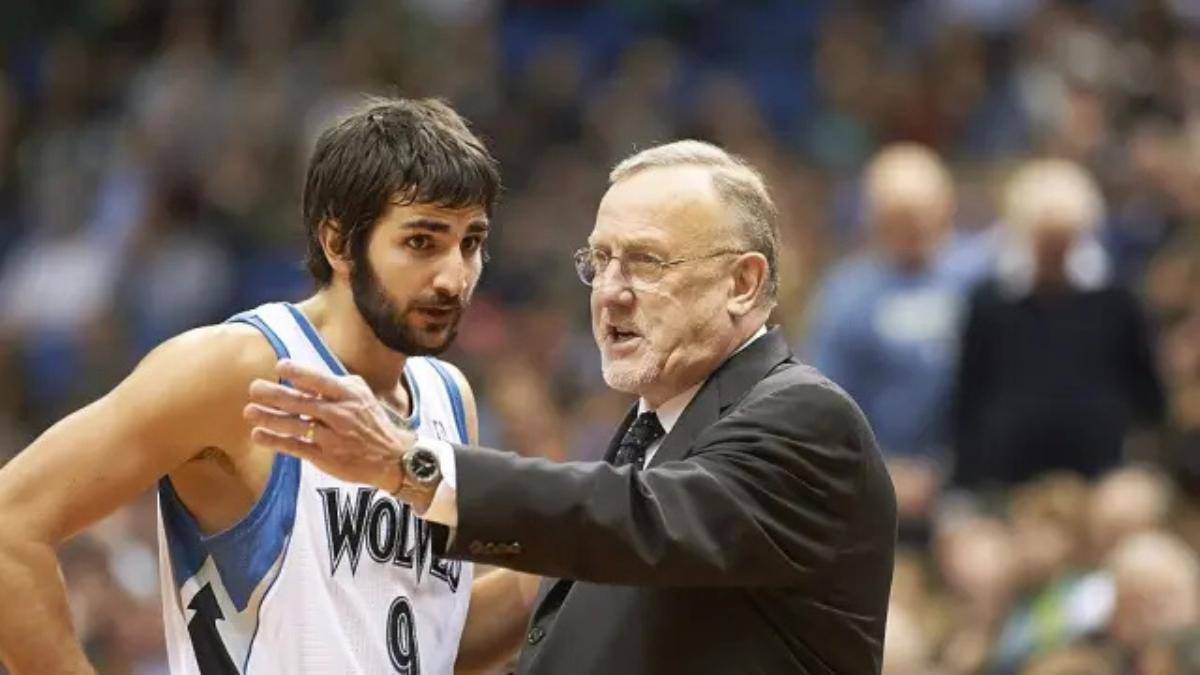 Adelaman junto a Ricky Rubio| NBA