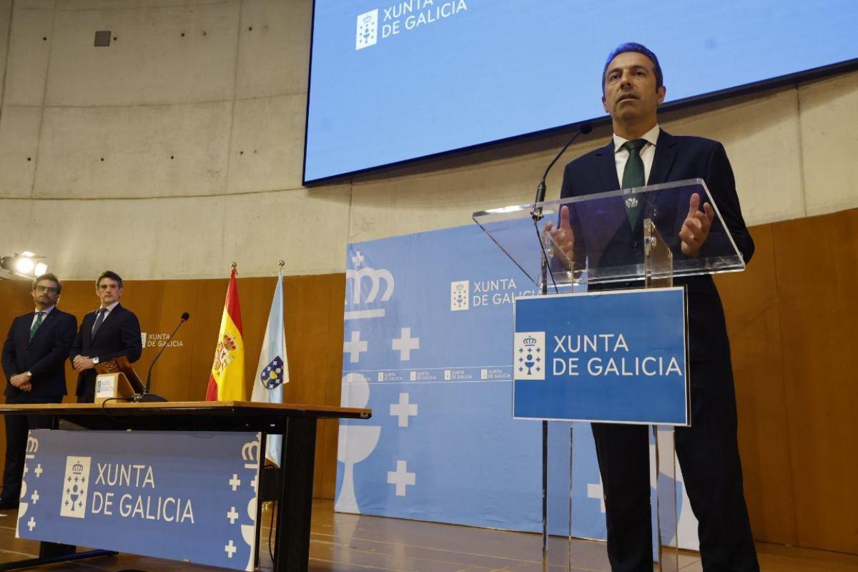 Alfonso Villares, ayer, durante su toma de posesión como nuevo delegado de la Xunta de Galicia en Lugo (Foto: Xunta de Galicia).