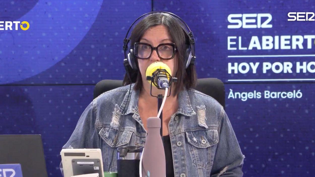 Àngels Barceló en 'Hoy por Hoy'. Cadena SER.