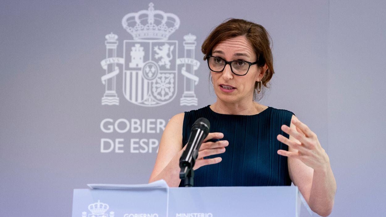 La ministra de Sanidad, Mónica García. EP.