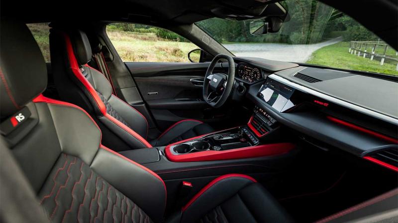 audi rs e tron gtinterior
