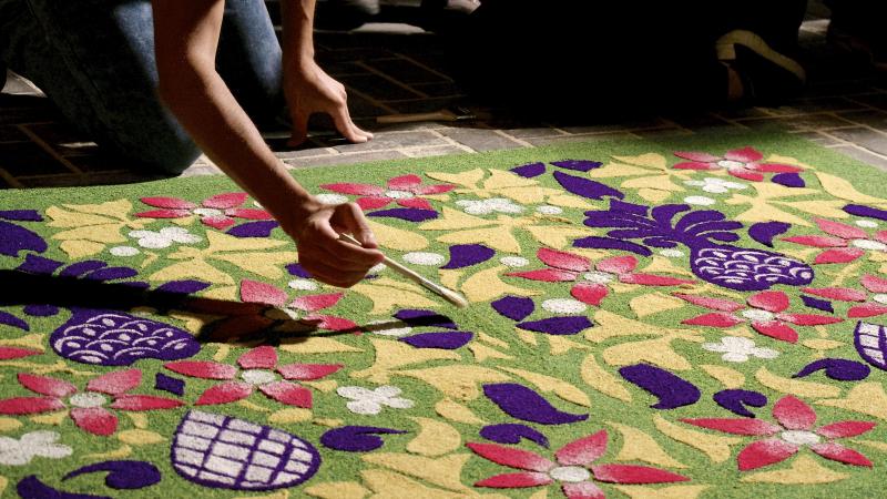 pintar alfombras