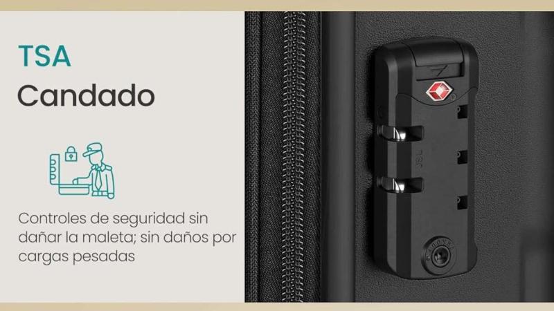 TSA con candado para maleta