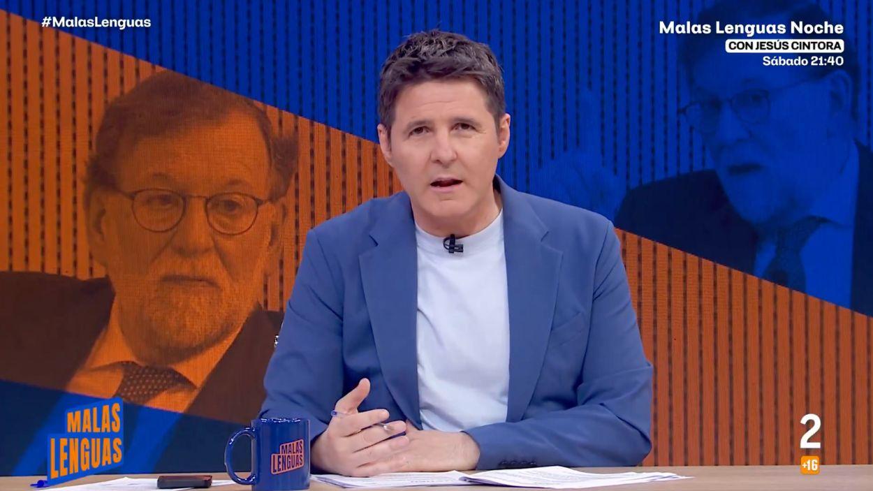 Jesús Cintora en 'Malas Lenguas'. RTVE.