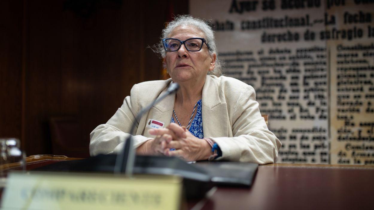 La empresaria María del Carmen Pano Sánchez, comparece en la comisión sobre el ‘caso Koldo’, en el Senado, a 15 de octubre de 2025, en Madrid. EP.