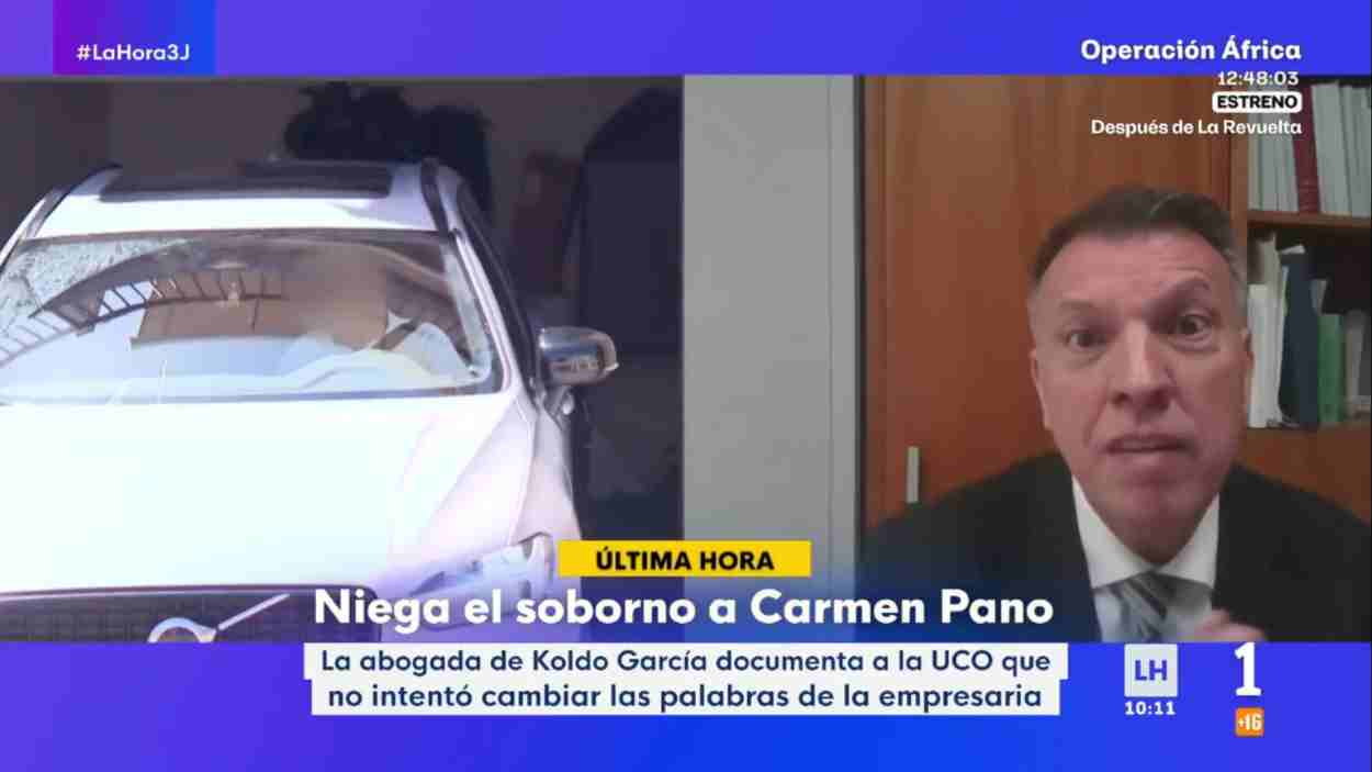 Joaquim Bosh plantea su análisis sobre las filtraciones en la Justicia. Captura 'La hora de La 1'.