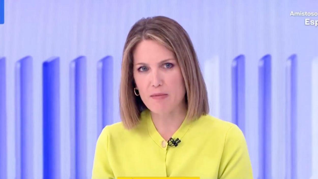 Silvia Intxaurrondo en 'La Hora de La 1'. RTVE.