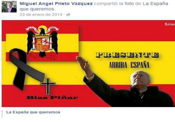 Cuenta del cabo de la Guardia Civil con la bandera franquista Cuenta del cabo de la Guardia Civil con la bandera franquista