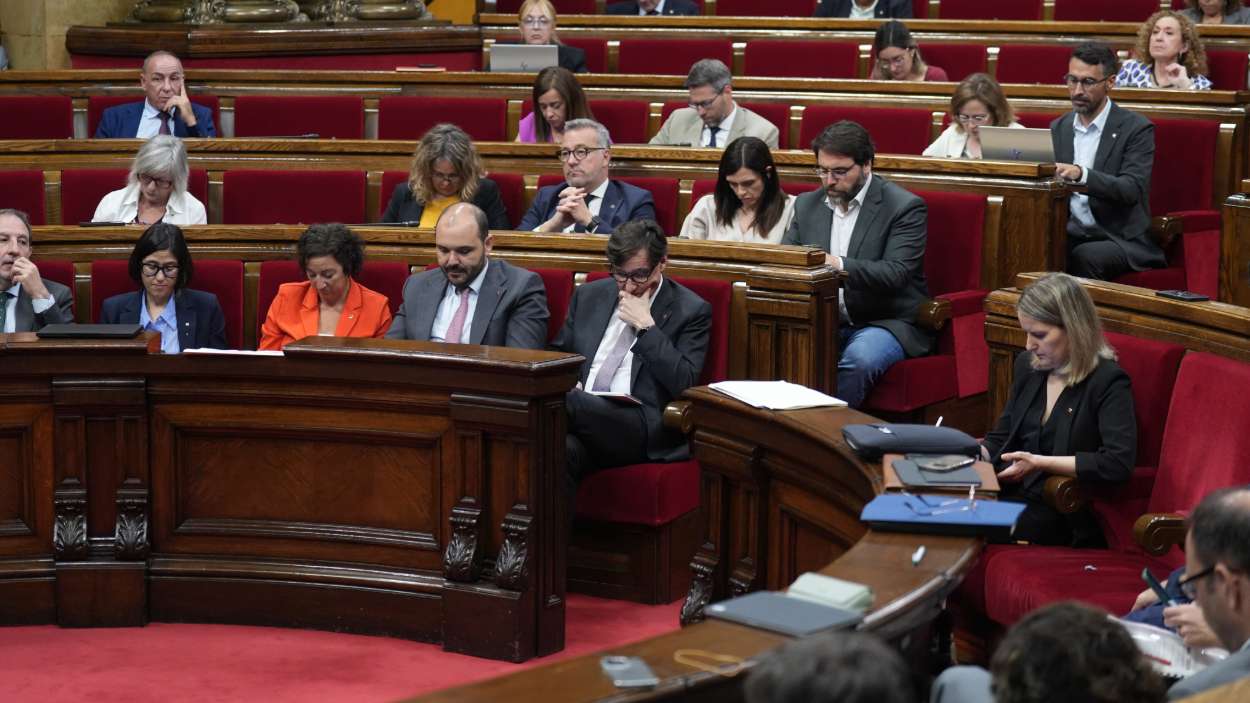 Debate a la totalidad del proyecto de ley de los presupuestos de la Generalitat en el Parlament de Cataluña, en Barcelona, a 4 de junio de 2026. David Zorrakino / EP 