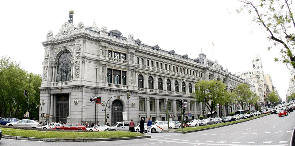 Vista de la fachada del Banco de España