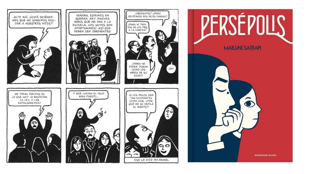 ‘Persépolis’. Fotomontaje.