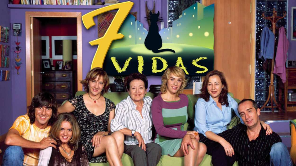Algunos de los actores del elenco actoral de '7 vidas' (TELECINCO)
