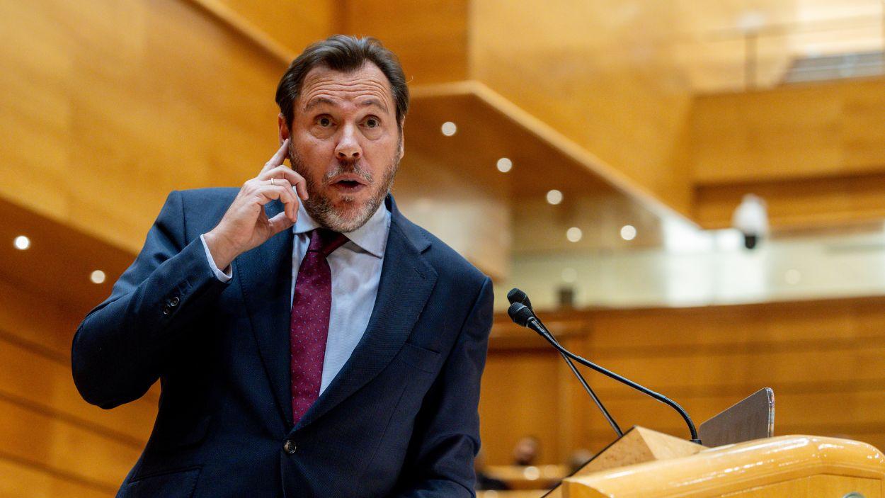 El ministro de Transportes y Movilidad Sostenible, Óscar Puente. EP.