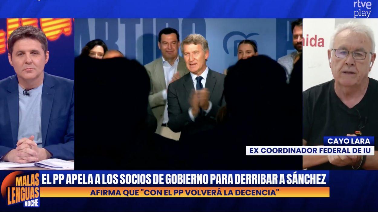 El excoordinador federal de Izquierda Unida, Cayo Lara. Malas Lenguas.