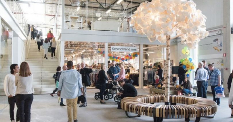 Abre un centro comercial en Suecia solo con productos reciclados