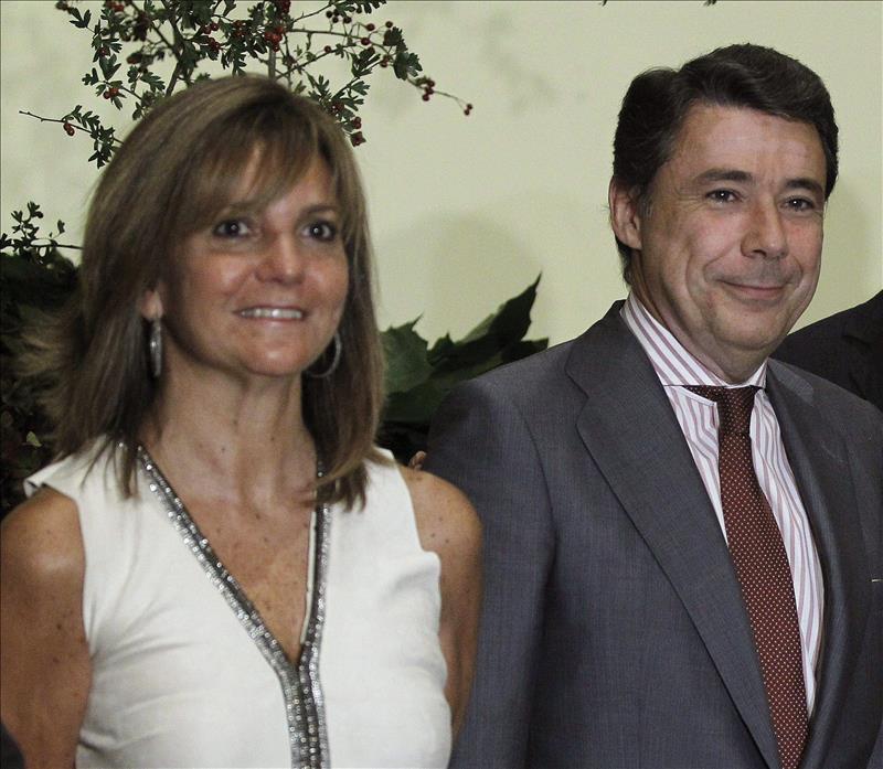 Lourdes Cavero junto a su marido Ignacio González en una imagen de archivo