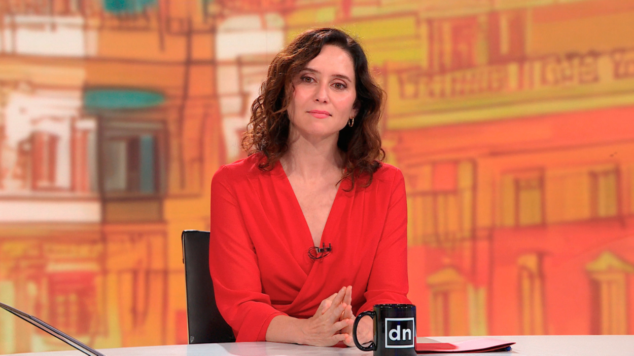 Ayuso en 'El análisis diario de la noche'. RTVM