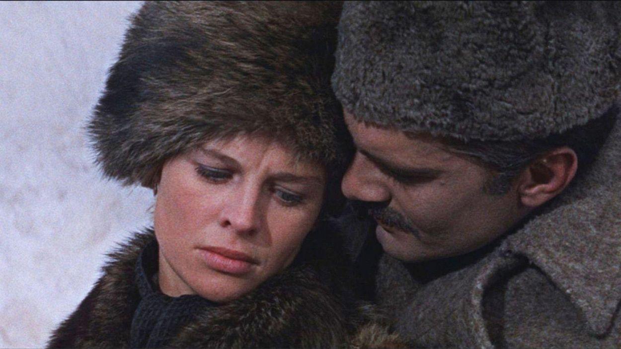 Julie Christie y Omar Sharif en Doctor Zhivago