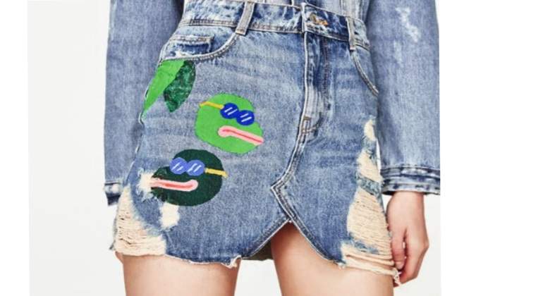 La falda que ha tenido que retirar Zara por usar un símbolo de extremaderecha