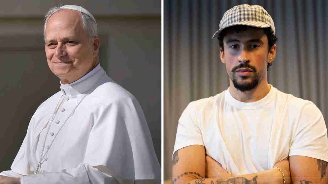El papa León XIV y Bad Bunny se reunieron en Madrid. EP