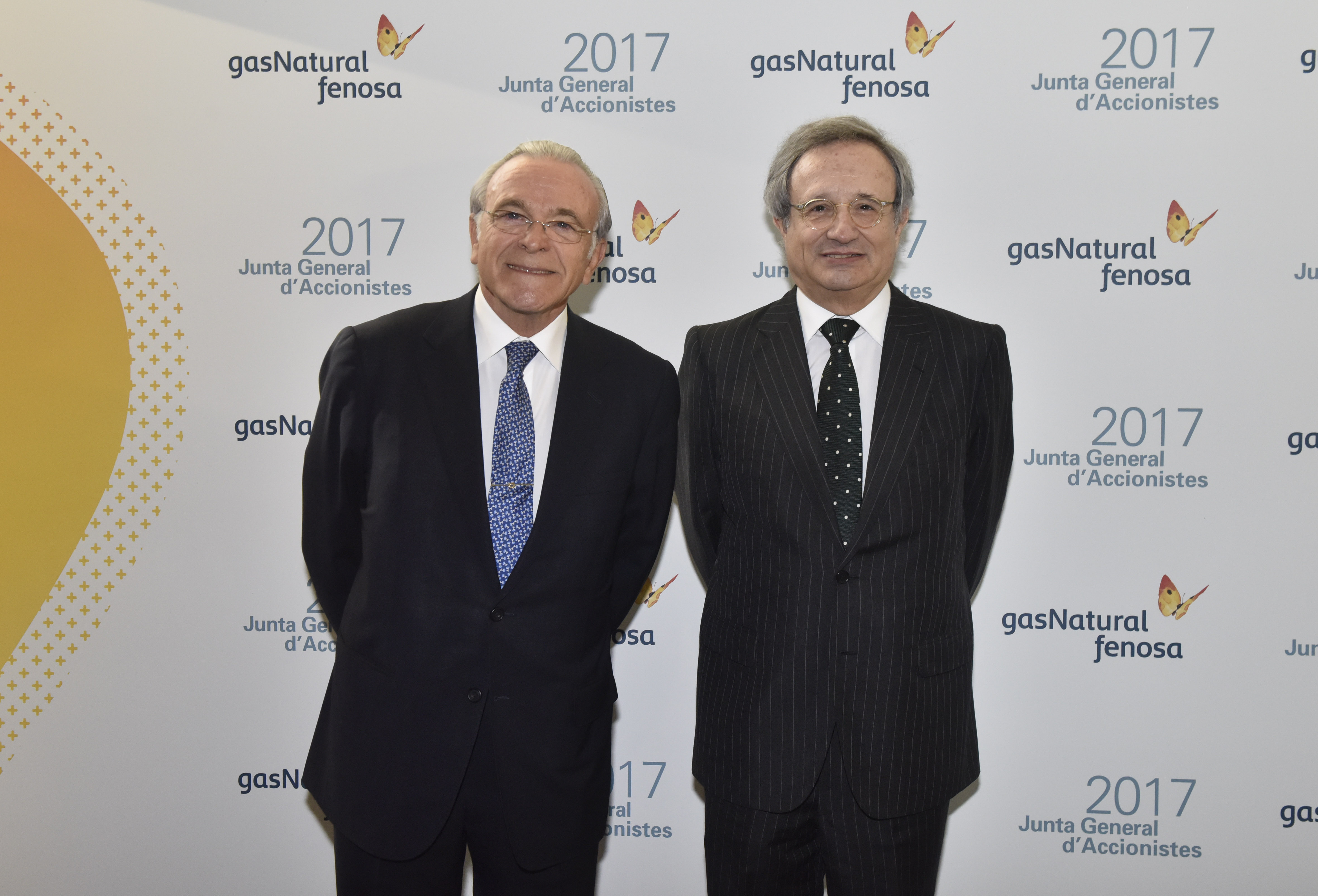 Fainé y Villaseca, presidente y CEO de Gas Natural Fenosa respectivamente
