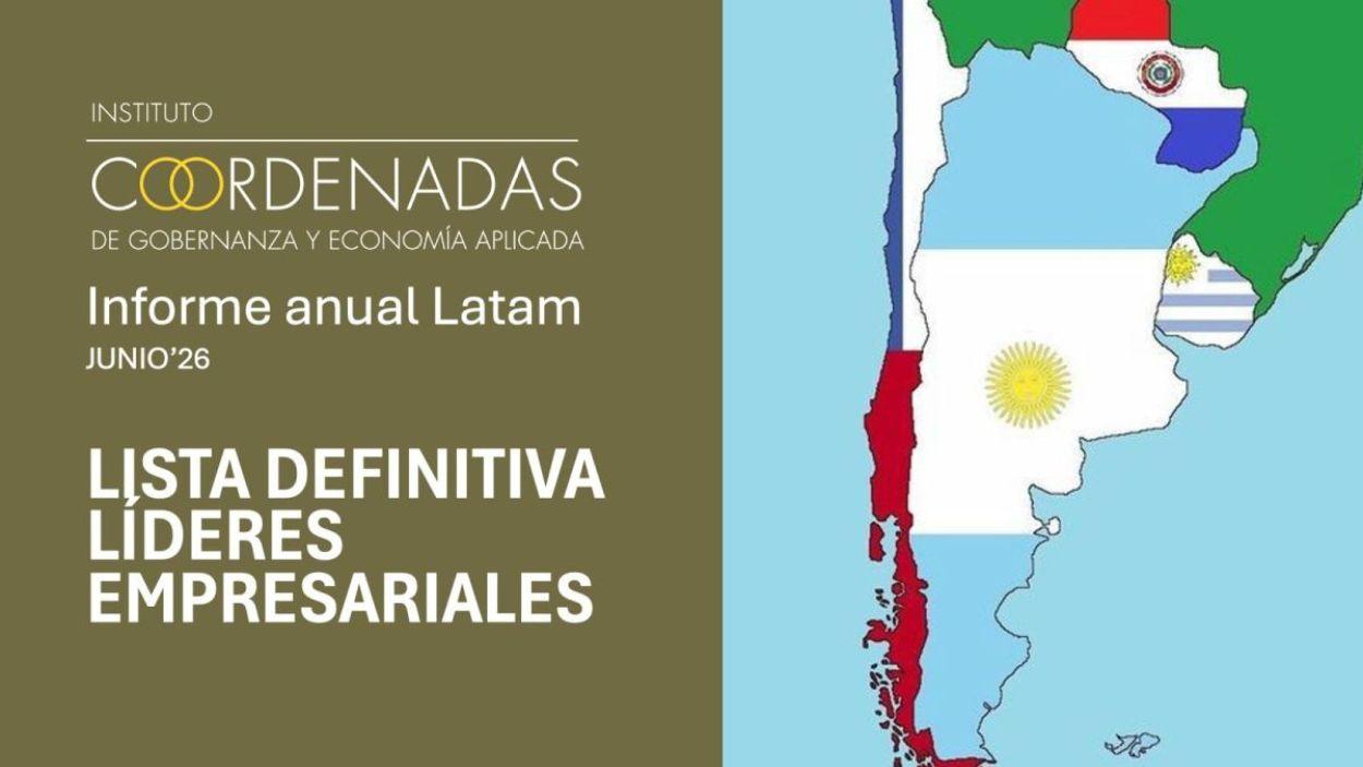 Argentina coloca cinco empresarios entre los 25 líderes económicos más influyentes de América Latina, según el Instituto Coordenadas. Servimedia.