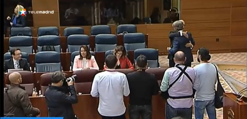 Isabel González, hermana de Ignacio González y portavoz adjunto del Grupo del PP en la Asamblea de Madrid.