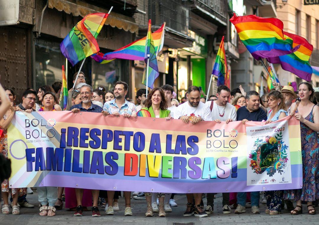 Manifestación del orgullo LGTBI+ en Toledo. JCCM.