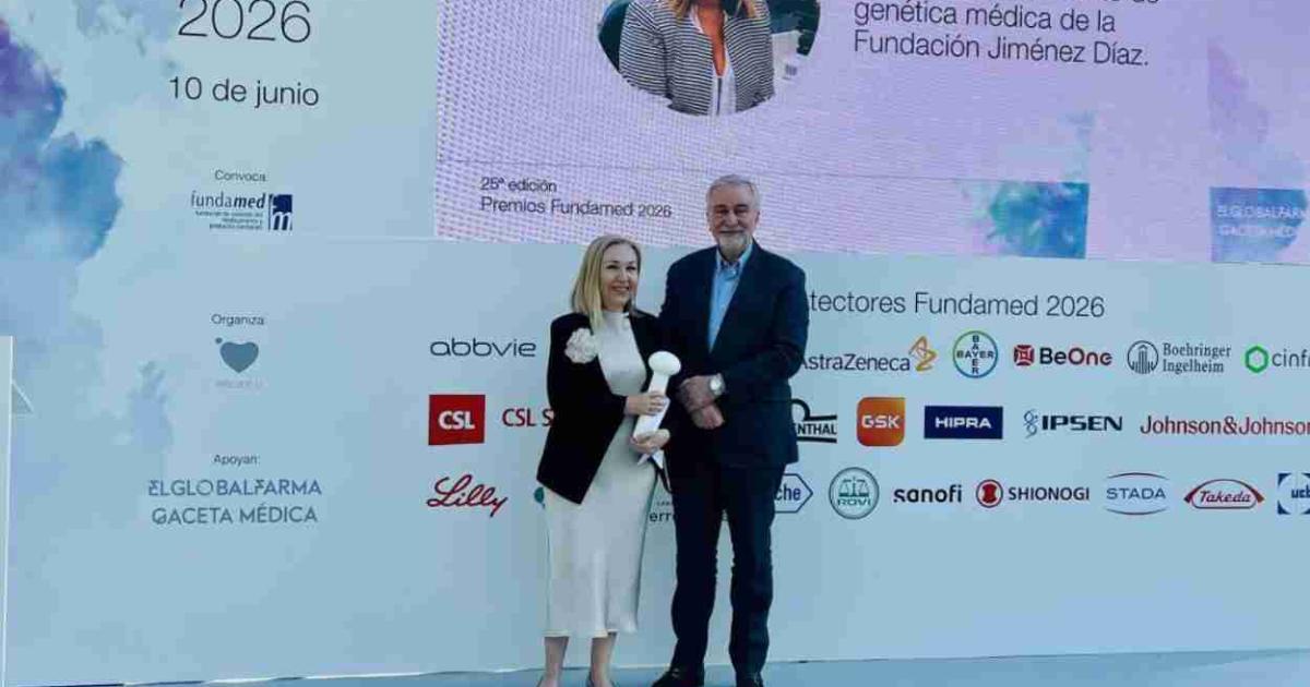 La doctora de la de la Fundación Jiménez Díaz Carmen Ayuso, Premio Fundamed 2026 a la ‘Trayectoria Profesional’ en la categoría de Medicina