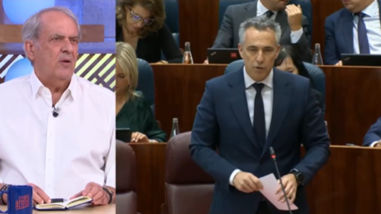 Javier Aroca en 'Malas Lenguas'. TVE