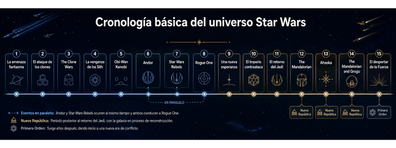Cronología Star Wars Cronología Star Wars