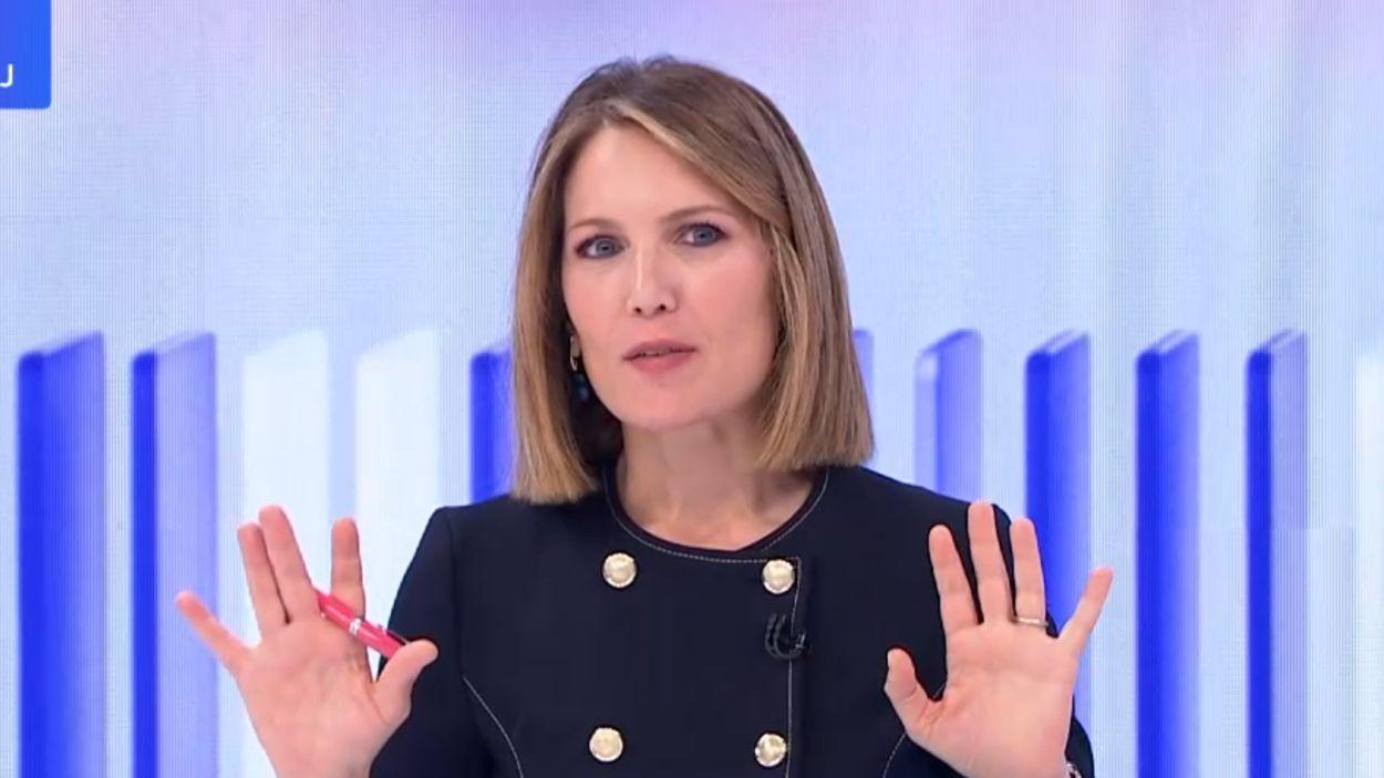 Silvia Intxaurrondo en 'La Hora de La 1'. RTVE.