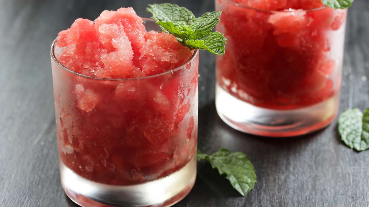 Receta de granizado de sandía