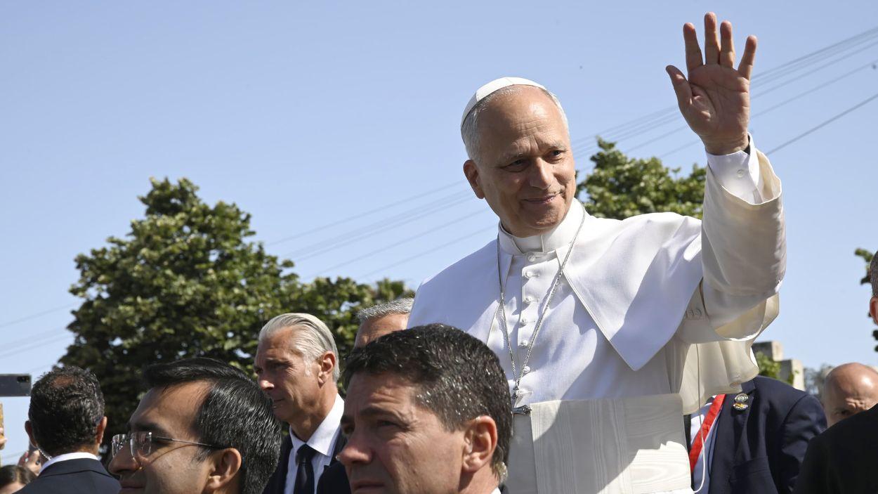 El Papa León XIV en Santa Cruz de Tenerife. EP.