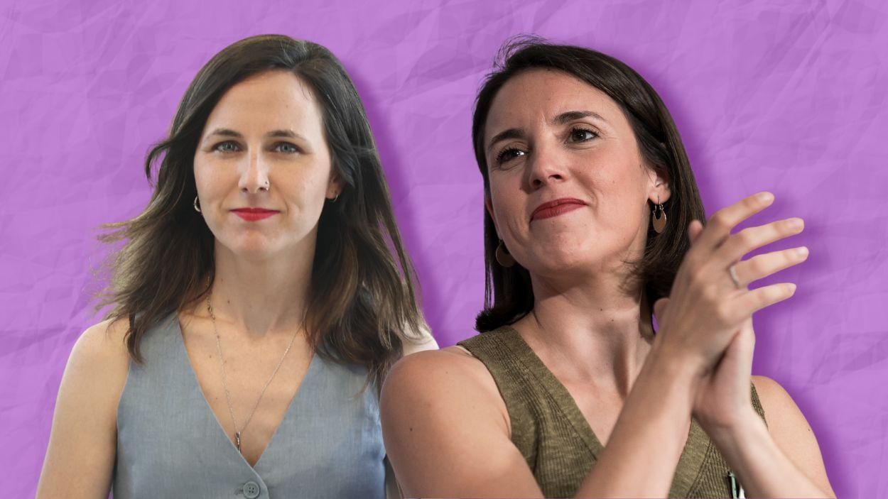 Ione Belarra e Irene Montero. Elaboración propia.