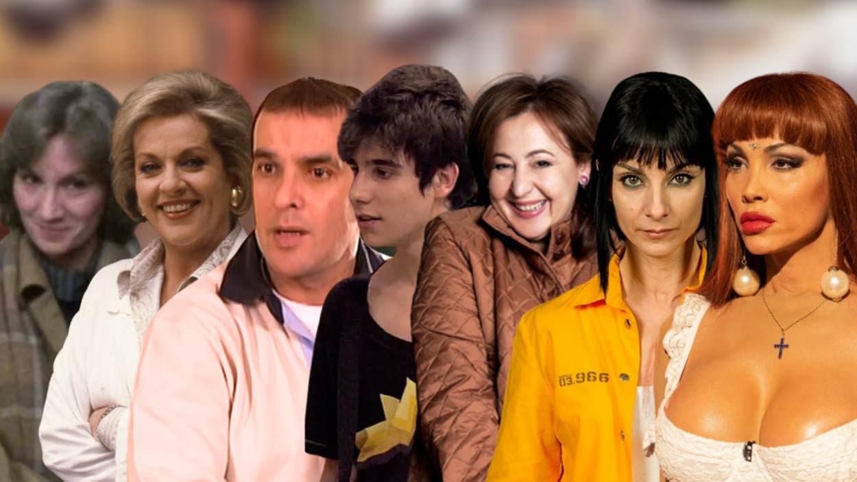 Algunos de los personajes de series como 'Farmacia de Guardia', 'Aída', 'Vis a vis' o 'Veneno', entre otras