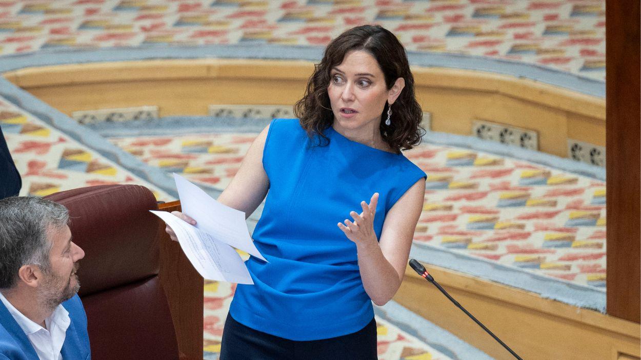  La presidenta de la Comunidad de Madrid, Isabel Díaz Ayuso. EP.