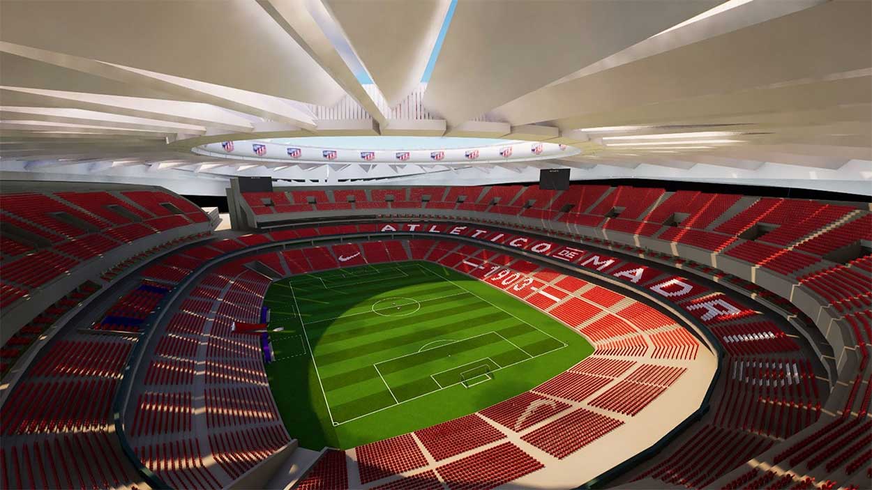 El estadio Riyadh Air Metropolitano en Fortnite