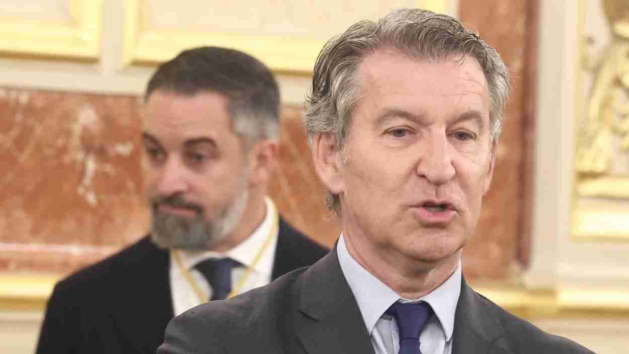 Feijóo y Abascal. EP