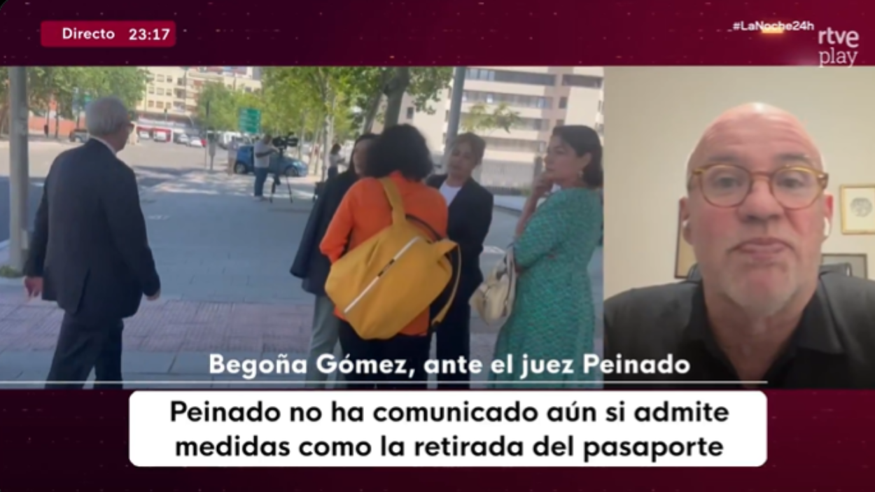  Ignacio González Vega en 'La noche en 24 horas'. TVE