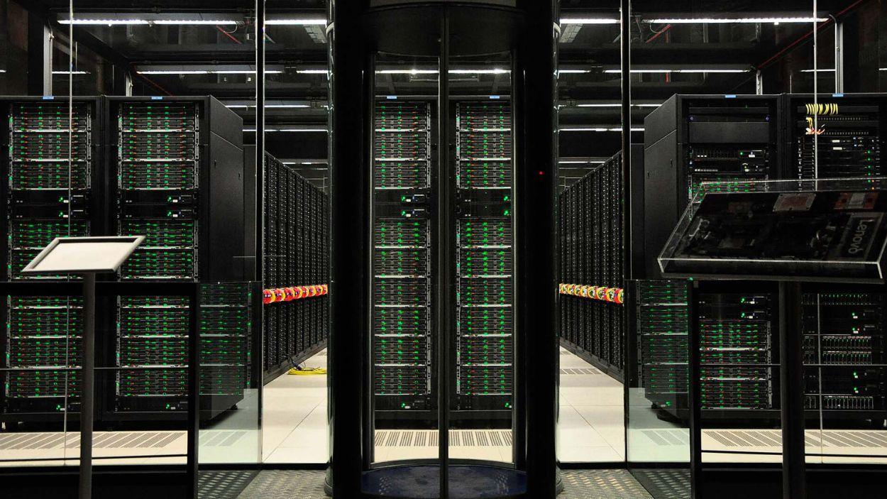 Superordenador MareNostrum 4 en el Barcelona Supercomputing Center.