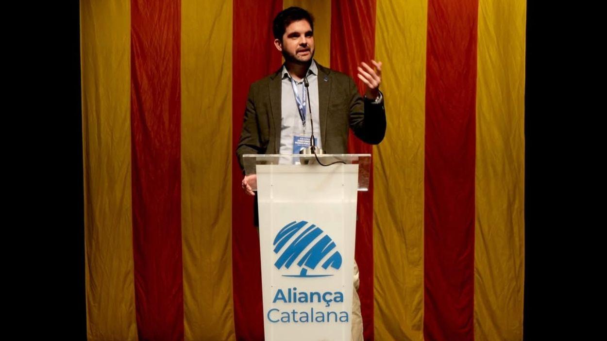 Jordi Aragonès en un acto de Aliança Catalana. Instagram