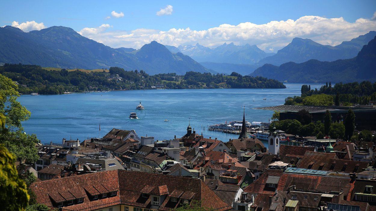 Imagen de recurso de Lucerna, ciudad de Suiza. EP.