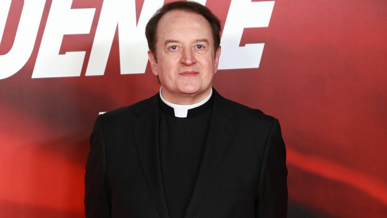 Padre Apeles durante la premier de la película 'Torrente Presidente' en los Cines Callao, a 16 de marzo de 2026, en Madrid (España). José Ruiz / EP