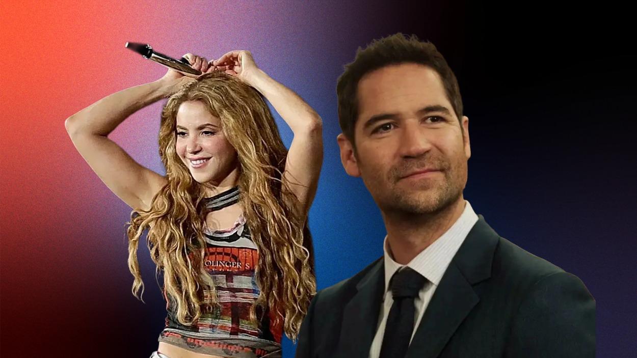Shakira y Manuel García-Rulfo / Elaboración propia