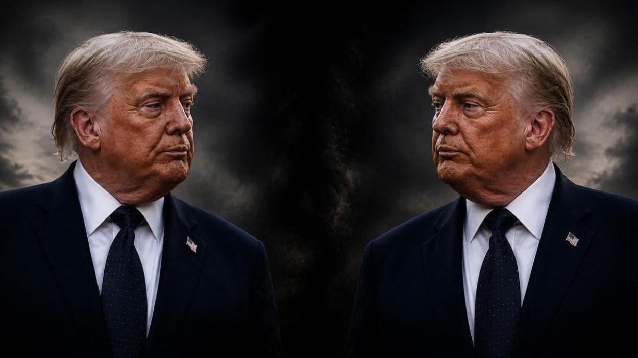Fotomontaje de Donald Trump con el estilo espejo. EP/Archivo.