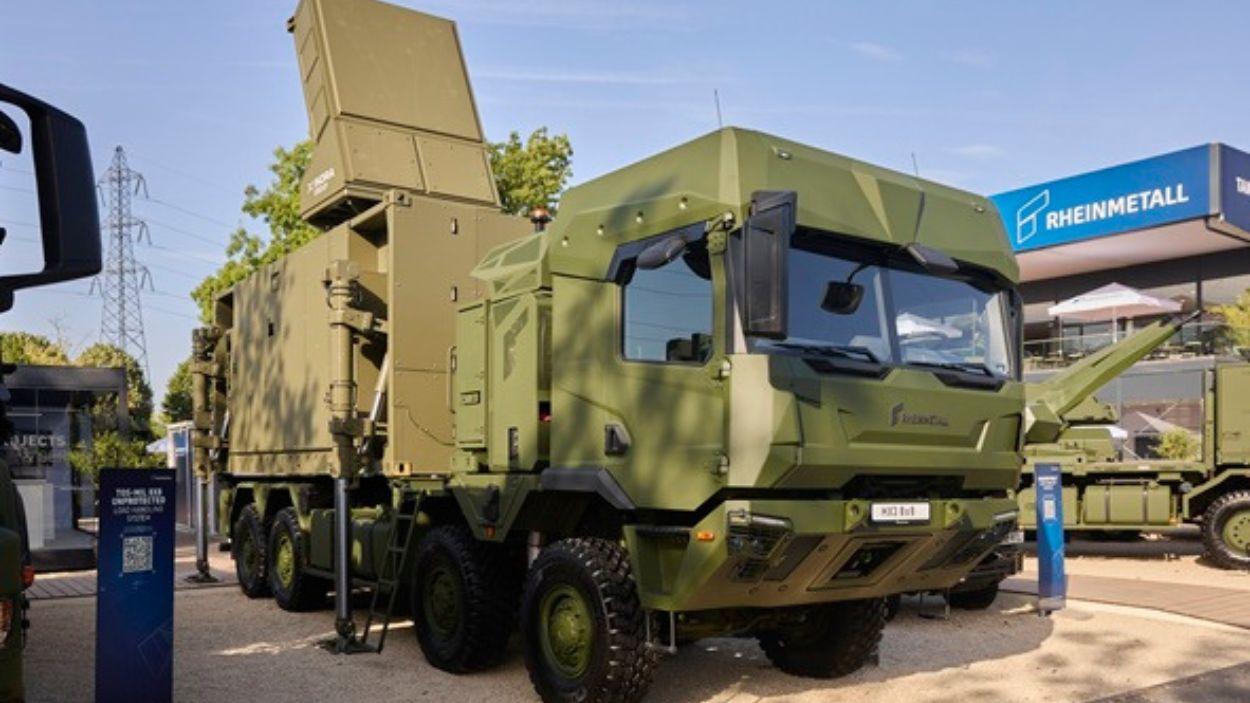 Indra Group presenta en Eurosatory el radar AESA MTR sobre un camión de Rheinmetall